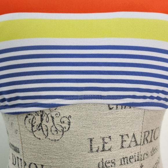 Roxy Stripe Halter Bikini Top - Picture 3 of 11